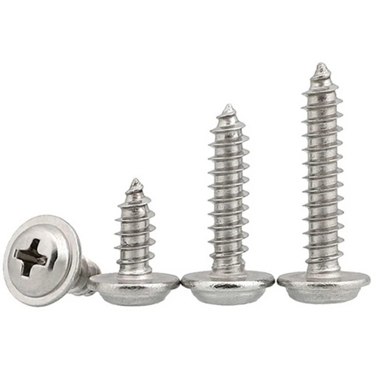 OBM Phillips Wafer Head Self-tappin DIN968 Cross Pan Head Self-tapping Screws Manufacturer Stainless Steel 304 China OEM ODM DIN