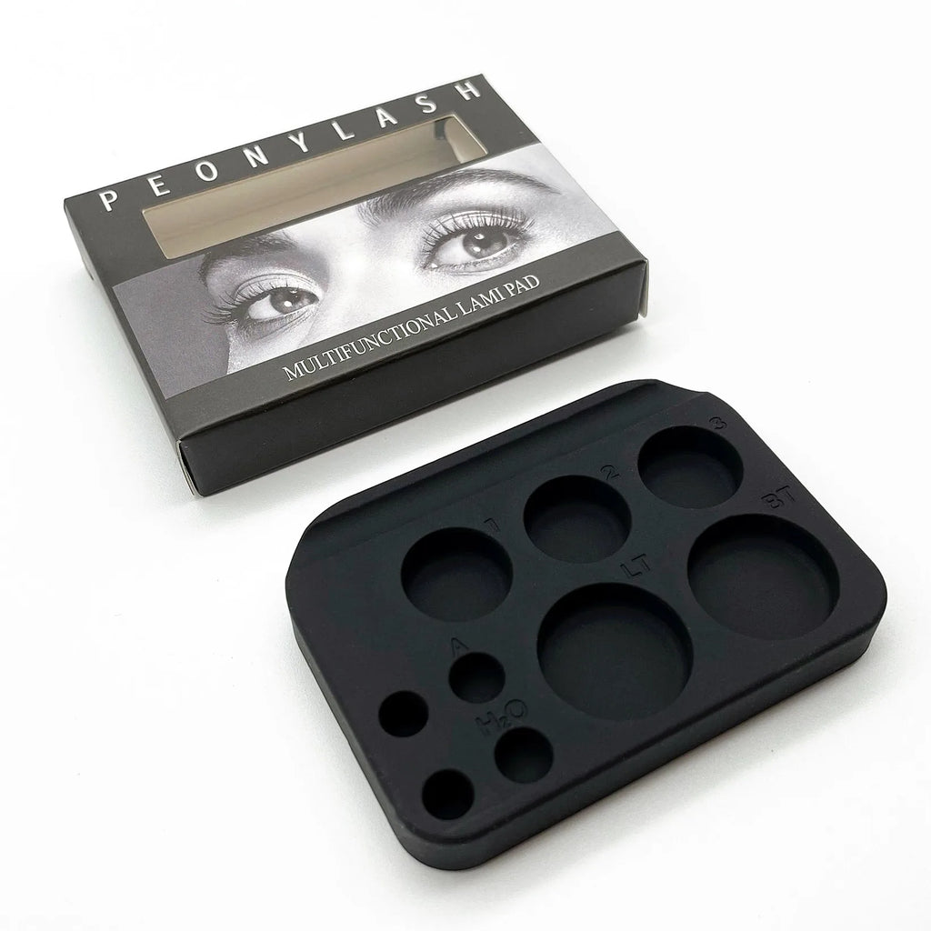 Lash Lift Palette Brow Lamination Soft Silicone Palette Eyelash Lift and Tint Tool