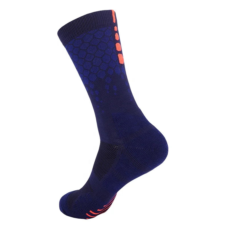 Factory Wholesales Breathable Running Sports Socks Basketball Elite Socks Crew High Anti-Slip Quick Dry Socks Custom Logo