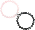 Magnetic Couples Bracelets Men Women Mutual Attraction Natural Volcanic Stone Bracelets Gifts for Lovers and Best Friends