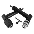 LHT107 90 Degree Head Right Angle Drill Attachment Chuck Key Handle Drill Adapter Chuck of Power Electric Drill Tool