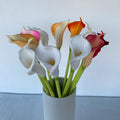 Competitive Price Good Quality Single Pu Big Moist Calla Artificial Flower