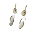 French Lever Back Fashion Earrings with Stainless Steel Heart Cabochons Bezel Tray Accessories Blank Base Earring Clips