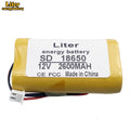 12V 18650 Lithium Battery Pack 3S1P 2.6ah 2.8ah 3ah Fishing LED Light Speaker 12.6V Emergency DIY Batteries With PCB
