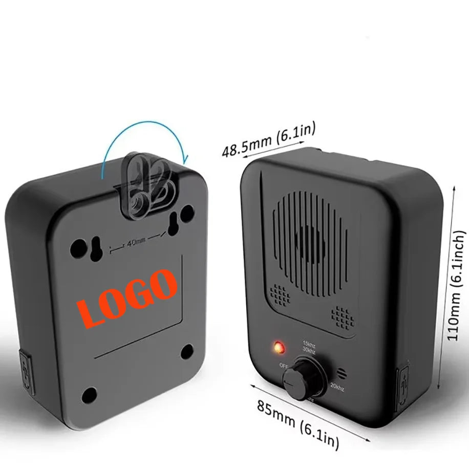 Customized Logo DC Sonic Rechargeable Anti-Bark Device Cross Border Ultrasound Animal Barking Training Tool for Pets Electricity