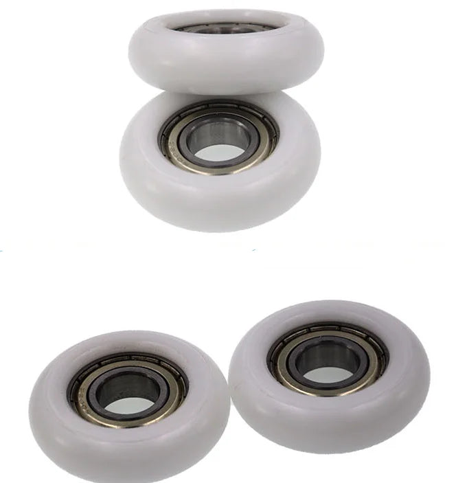 BSR60832-12 8x32x12mm Plastic Rowing Machine Wheels POM Coated Rollers with Bearings 608ZZ