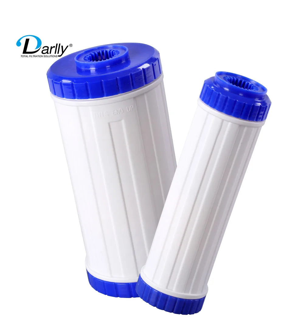 Supplier 10" *2.5'' Reusable Refillable Clear Cartridge Water Filter Housing with Various Media