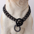 All Size Metal Cuban Link Fashion Collar Dog Necklace With Lightweight Protect Puppy's Neck
