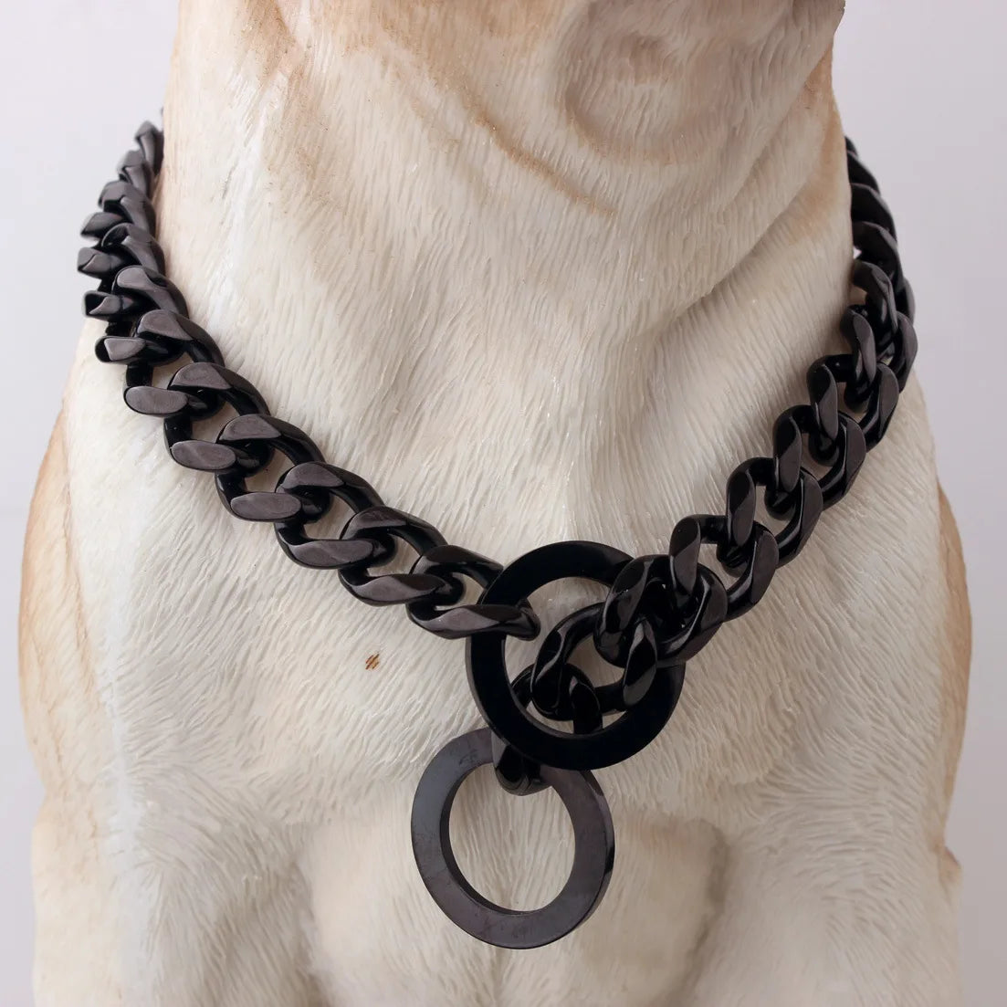 All Size Metal Cuban Link Fashion Collar Dog Necklace With Lightweight Protect Puppy's Neck
