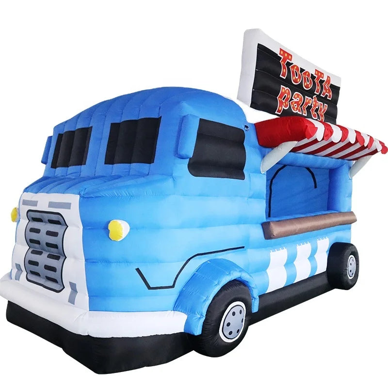 Free air Ship to Door Outdoor Coffee Drink Booth Inflatable Air Tent Food Truck Cotton Candy Kiosk Car Stand