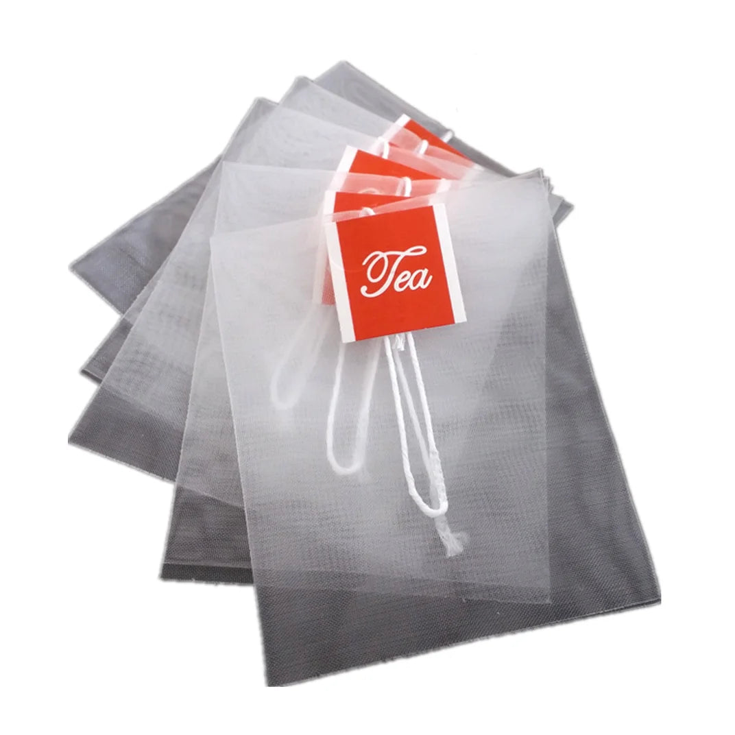 Wholesale Sale Custom Nylon Tea Bags Empty Tea Bag Filter with String Filter Bag for Tea