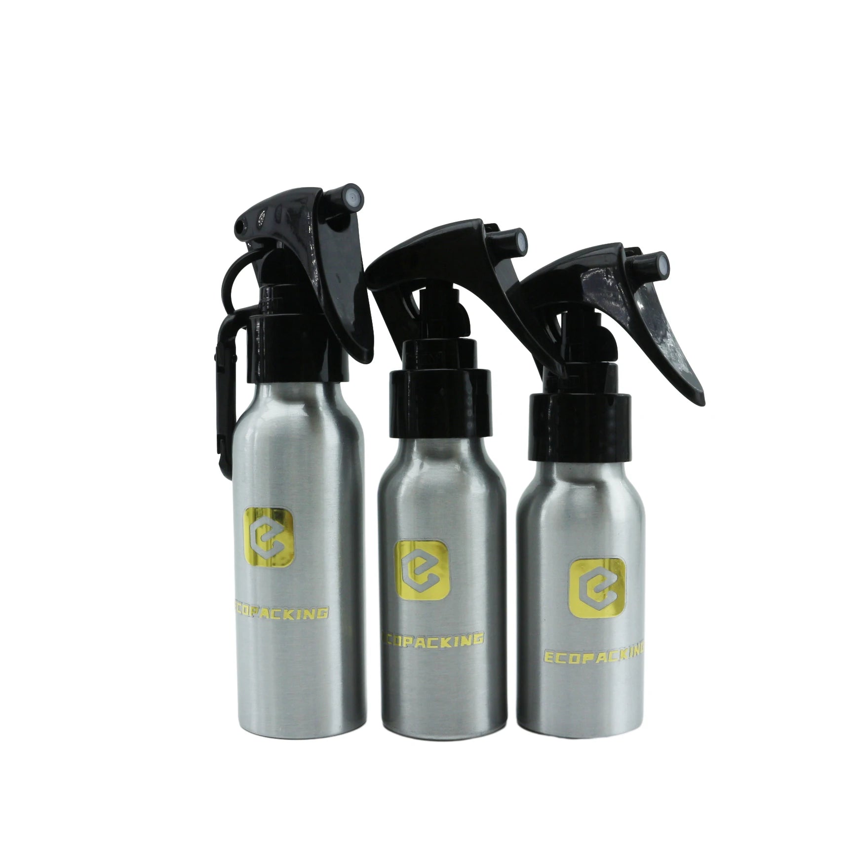 Empty Cosmetic Aluminum Bottle With Fine Mist Trigger Spray