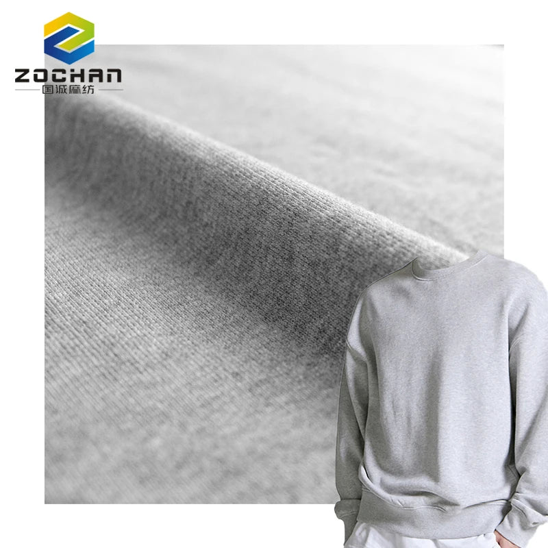 Pure Cotton Organic Fabric 100% Cotton Terry for Clothing Fleece Garment Wholesale