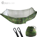 Automatic Quick Open Lightweight Hammock with Mosquito Net Adult 1 Person Tent Gold Orchid New Style Low Cost Waterproof Nylon