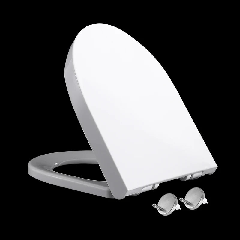 European Style UK Market D Shape Toilet Seat Cover PP Material Quick Release Wc Lid Cover