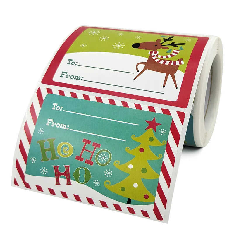 Holographic Thank You Stickers 1.5" Inch Happy Mail Rainbow Label Stickers Christmas Thanksgiving Small Stickers
