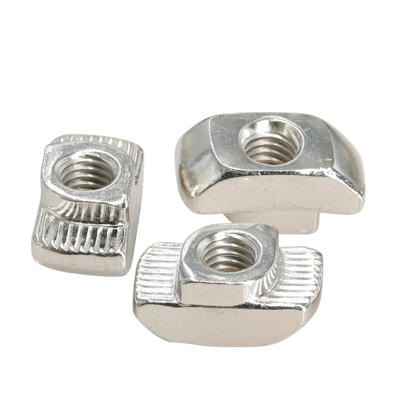 4040 4545 Series Sliding Half Round Hammer Head T Slot Nut for Aluminium Profile