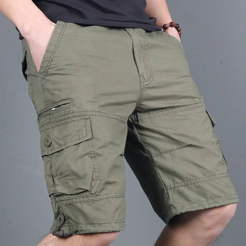 Male Plus Size 4XL Summer Joggers Shorts Men's Cotton Camo Cargo Shorts