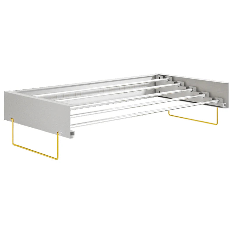 2024 Foldable Laundry Rack for Air Drying Clothing Extendable Step up Laundry Clothes Drying Side Hook
