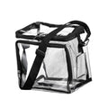 Stadium Approved Lunch Bag Adjustable Strap Sports Games Bags Zippered Tote Bags for Work  School Concerts