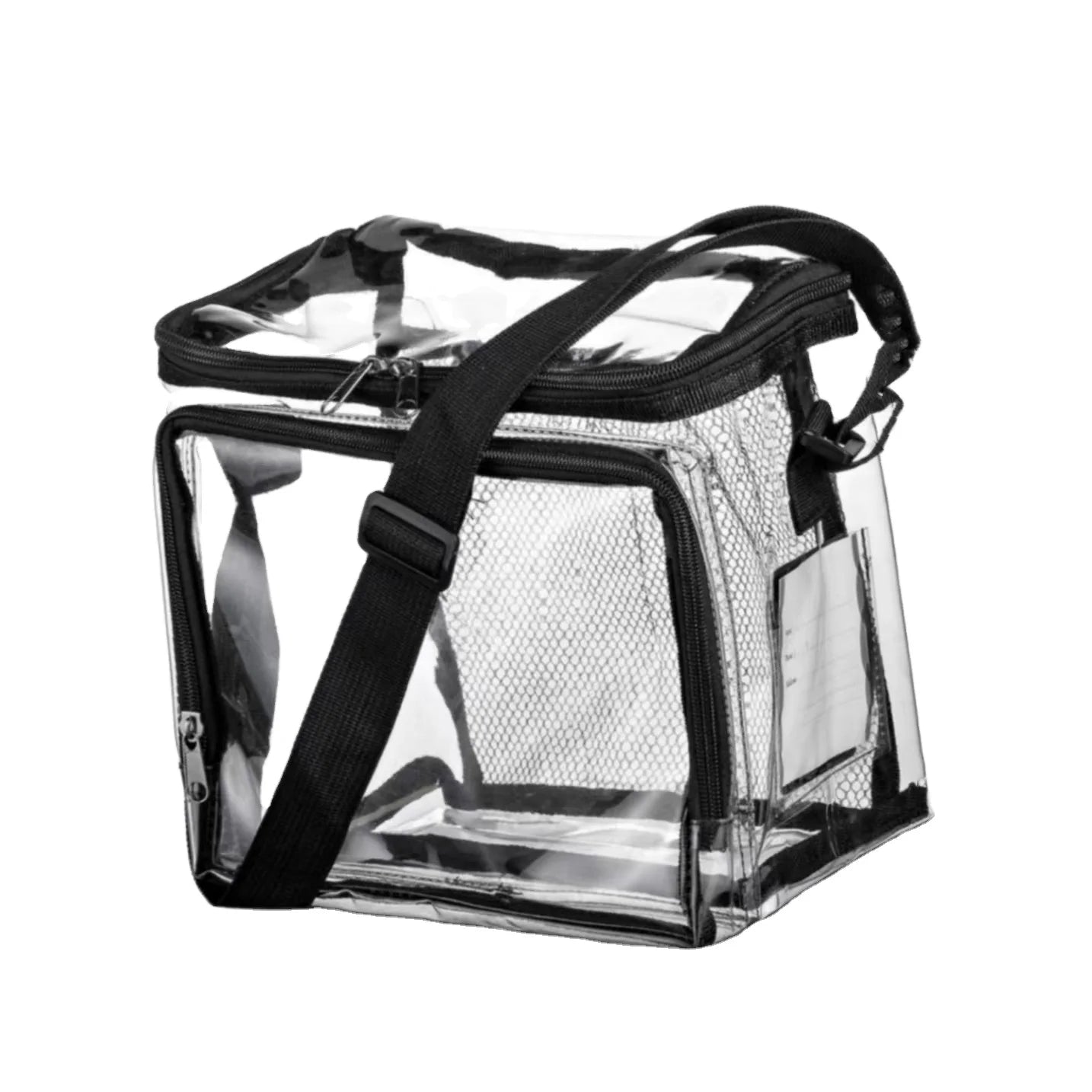 Stadium Approved Lunch Bag Adjustable Strap Sports Games Bags Zippered Tote Bags for Work  School Concerts