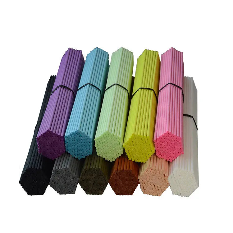 Wholesale Perfume Diffusion Stick Glue Free PET Scented Fiber Rattan  Sticks