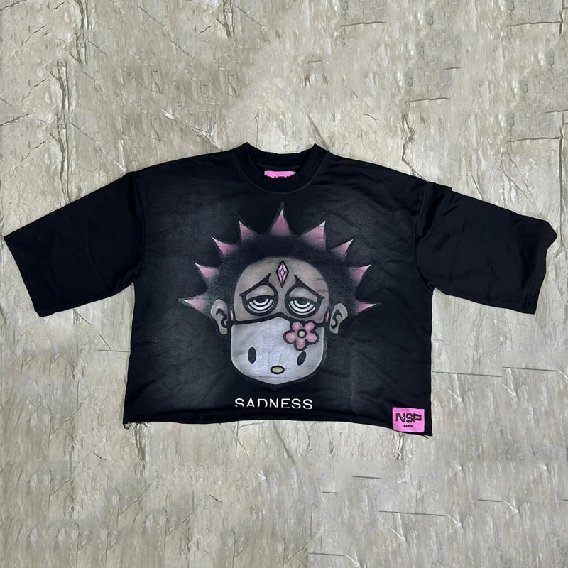 Custom Cropped Oversized Tshirt Cotton Loose Drop Shoulder Large Size Base Shirt Short Sleeve Boxy T Shirt
