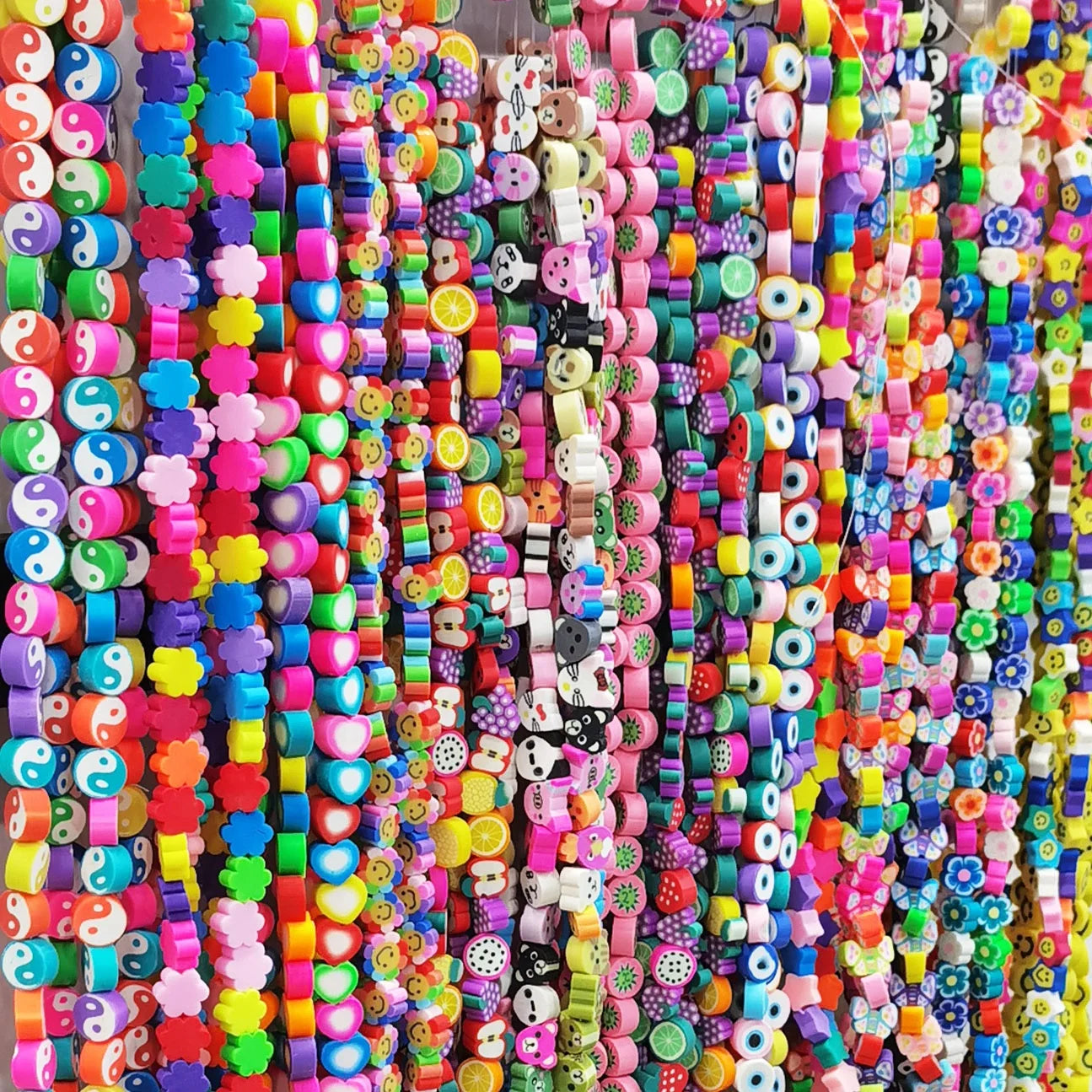 2021 Multi-shape and Colorful Polymer Clay Beads DIY Jewelry Accessories Wholesale Polymer Clay