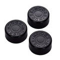 3pcs Footswitch Topper Protector ABS Bumpers for Guitar Effect Pedal Black