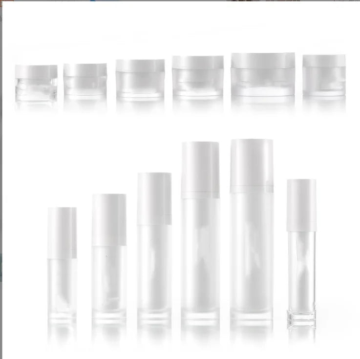 Advanced Acrylic Emulsion Spray Lotion for Essence Bottle Set 15ml 120ml Spot with 15g 100g Cream Flask Plastic Bottles for Skin