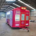 Electric Food Truck Commercial Catering Trailer Street Restaurant Mobile Food Caravan for Sale
