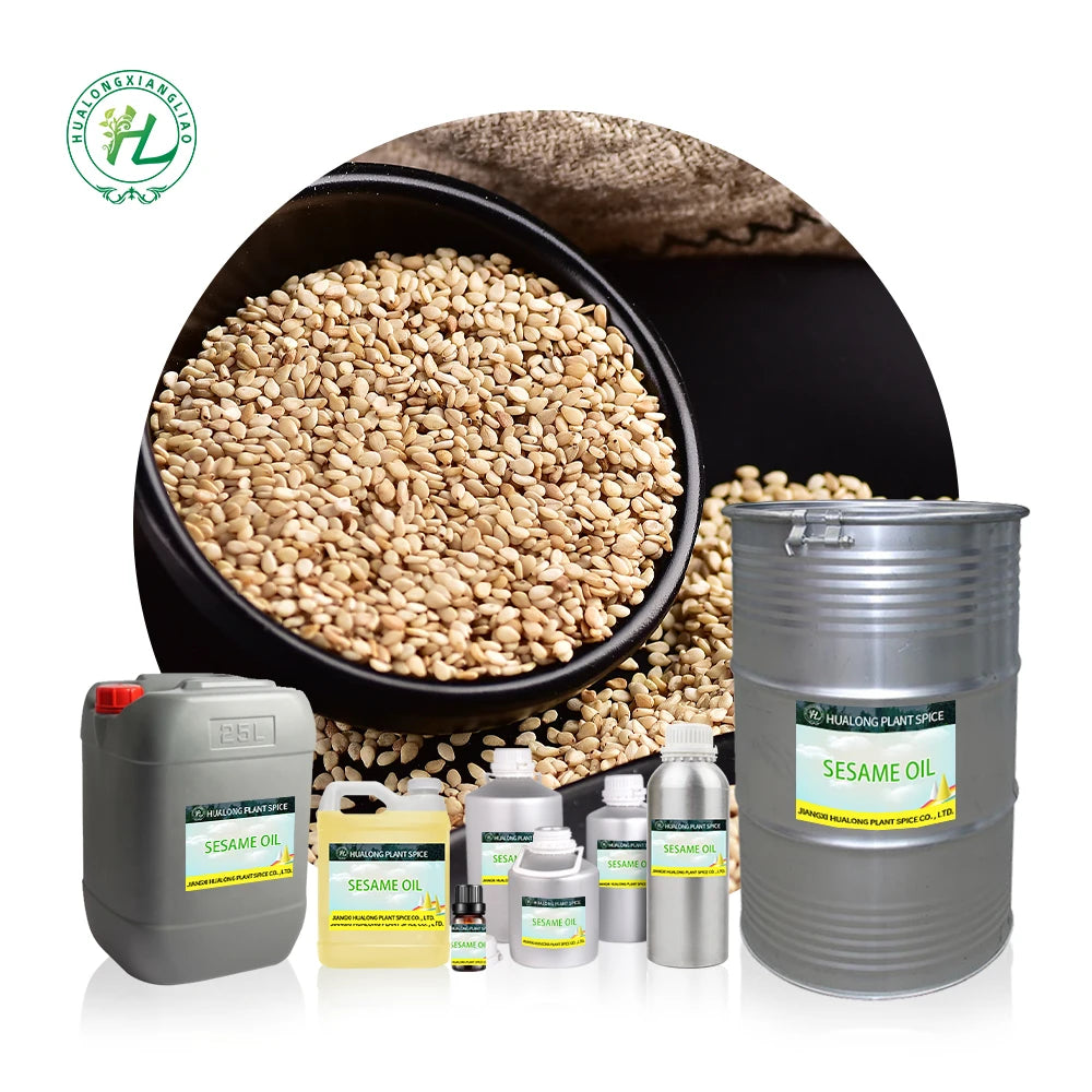 Raw Sesame Seed Oil for Hair Body -100 Pure Natural Sesamum Indicum Seed Cold Pressed | Non-GMO & Hexane-Free Bulk 1kg