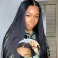 Ready to Wear Brazilian Straight Precut Preplucked Glueless Wigs 6x4 Lace Front Closure Human Hair Wigs for Black Women