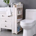 Crevice Rack Bathroom Gap Storage Shelf Kitchen Refrigerator Toilet Storage Cabinet Floor Mobile Narrow