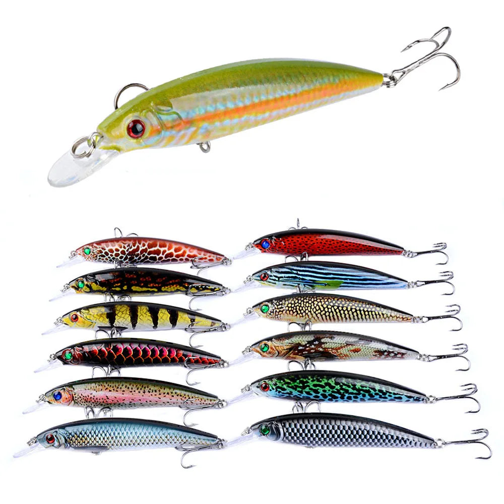 Wholesale 11cm 11.5g PVC Minnow Wobblers Simulation Luya Bait Hard Lures for Ocean Boat Fishing Trout Bass Pencil Lure