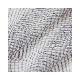 M&Y Home White Jacquard Sheer Dining Room Curtains Semi-Transparent With Yarn Dyed Pattern Turkish Elegance for Lining