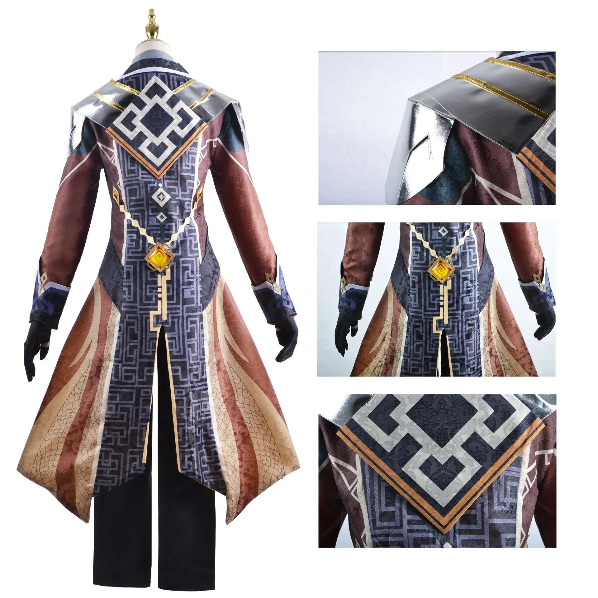 Genshin Impact Zhongli Men Cosplay Costume Stage Performance Costumes Game Jumpsuit Prop Women Coldker