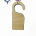 Sublimation Natural Wooden Door Hanger blank Wood Door Signcustom Wooden Hanger Sign