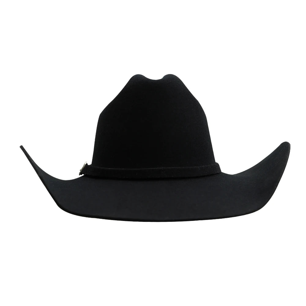 100% Australian Wool Felt Cowboy Hat with Pure Leather Sweatband Adjustable High-quality for Outdoor Sports