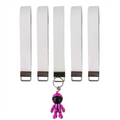 New Arrival Blank White for Sublimation Durable Wristlet Band Keychain Strap Keychain Neoprene Wristlet Lanyard Keychain Key Fob