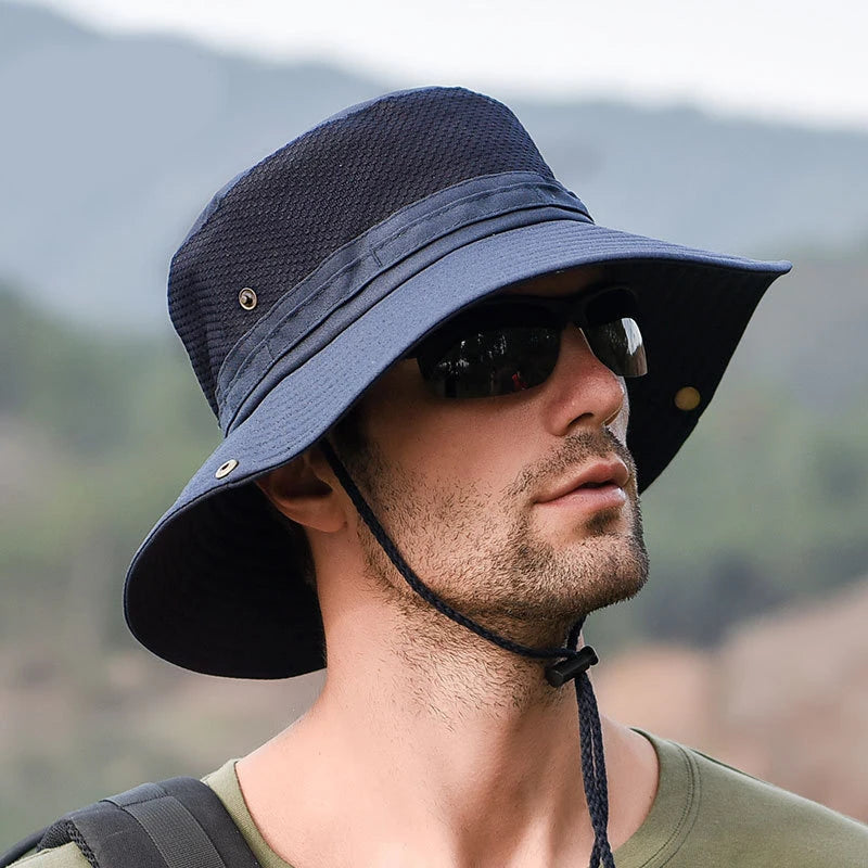 Fashionable Sport Fold Plain Print logo Blank Quick Dry Summer Jungle Luxury Fishing Beanie Custom Bucket Hat