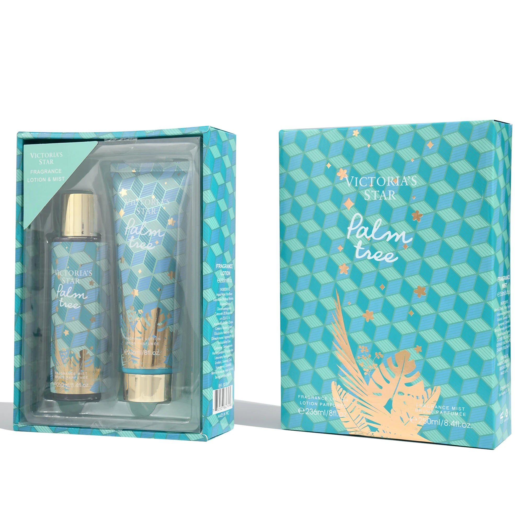 Scenabella Perfume Women Victoria's Star Body Mist and Body Lotion Perfume Set Fragrance Set SG0069