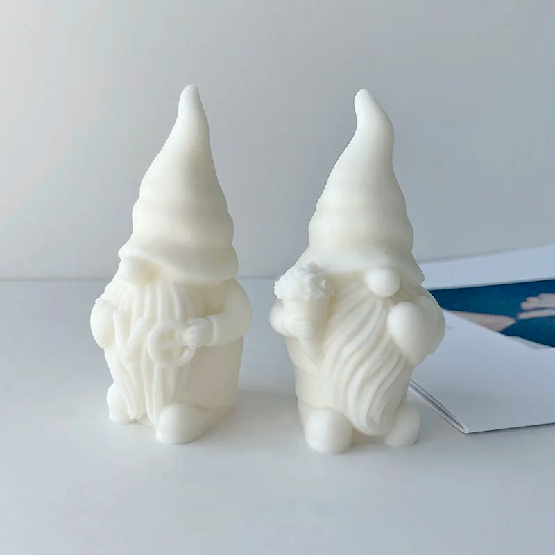 DIY Bearded Old Man Scented Candle Mold Candle Gift Handmade Soap Silicone Mold