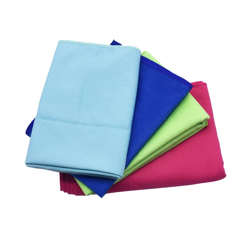 Portable Lightweight Microfiber Towel Quick-Drying Polyester Beach Outdoor Sports Towel Woven Technique