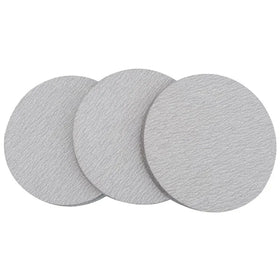 100pcs 5 Inch 125mm White Round Dry Scrub Sandpaper Disk Sand Sheets Grit 60-1000 Hook Loop Sanding Disc for Polish