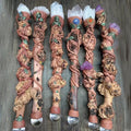 Wholesale New Product Spiritual Treatment clear Quartz Raw Stone Crystal Magic Wand for Decoration