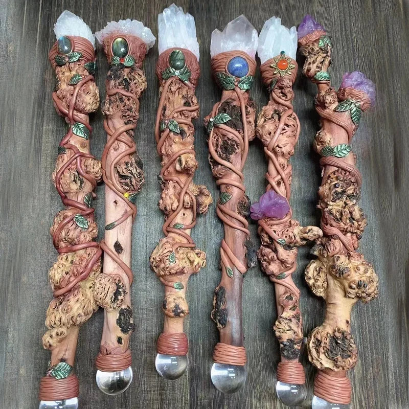 Wholesale New Product Spiritual Treatment clear Quartz Raw Stone Crystal Magic Wand for Decoration