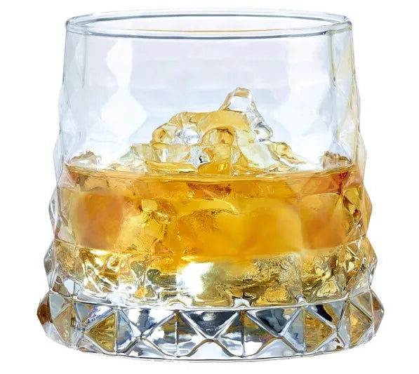 Wholesale Lead Free Classic Design Dishwasher Safe Heavy Base 320ml Engraving Ready Luxury Whisky Glass