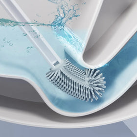 Golf Shape Silicone Toilet Brush for Deep Cleaning in Bathroom