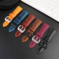 Vintage Oli Waxed Genuine Leather Watch Strap Bracelet for Samsung Galaxy Active 26mm Leather Watch Band Accessories